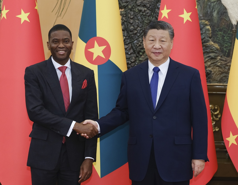 D:\桌面\1月\1.15\头条\习近平会见格林纳达总理米切尔\W020250113495033825256_ORIGIN.jpg