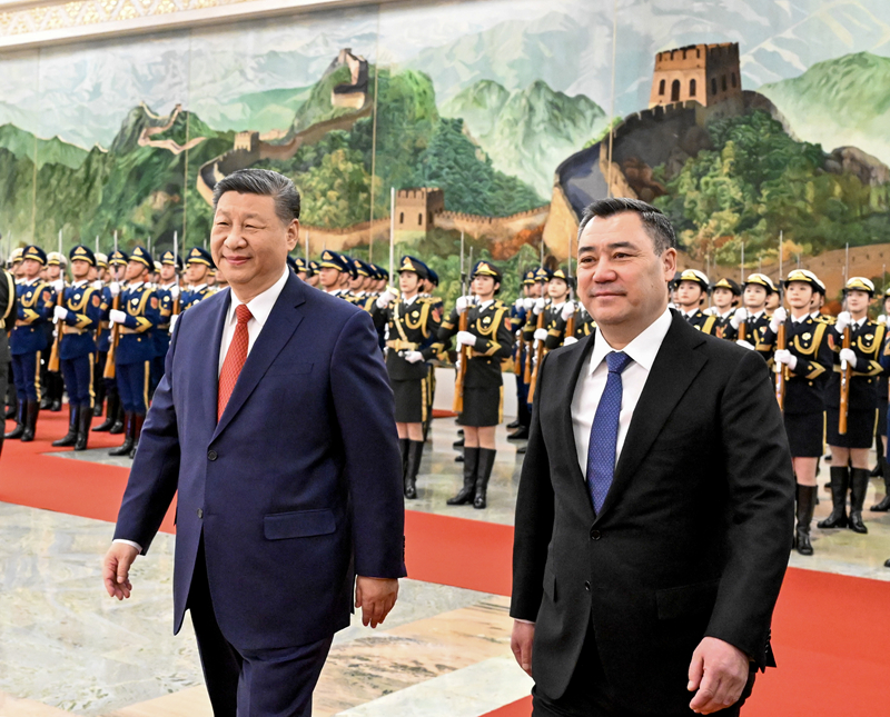 D:\桌面\2月\2.7\头条\习近平同吉尔吉斯斯坦总统扎帕罗夫会谈\3.jpg